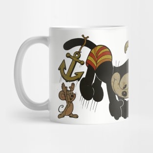 FELIX THE CAT SWIMING Mug